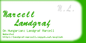 marcell landgraf business card